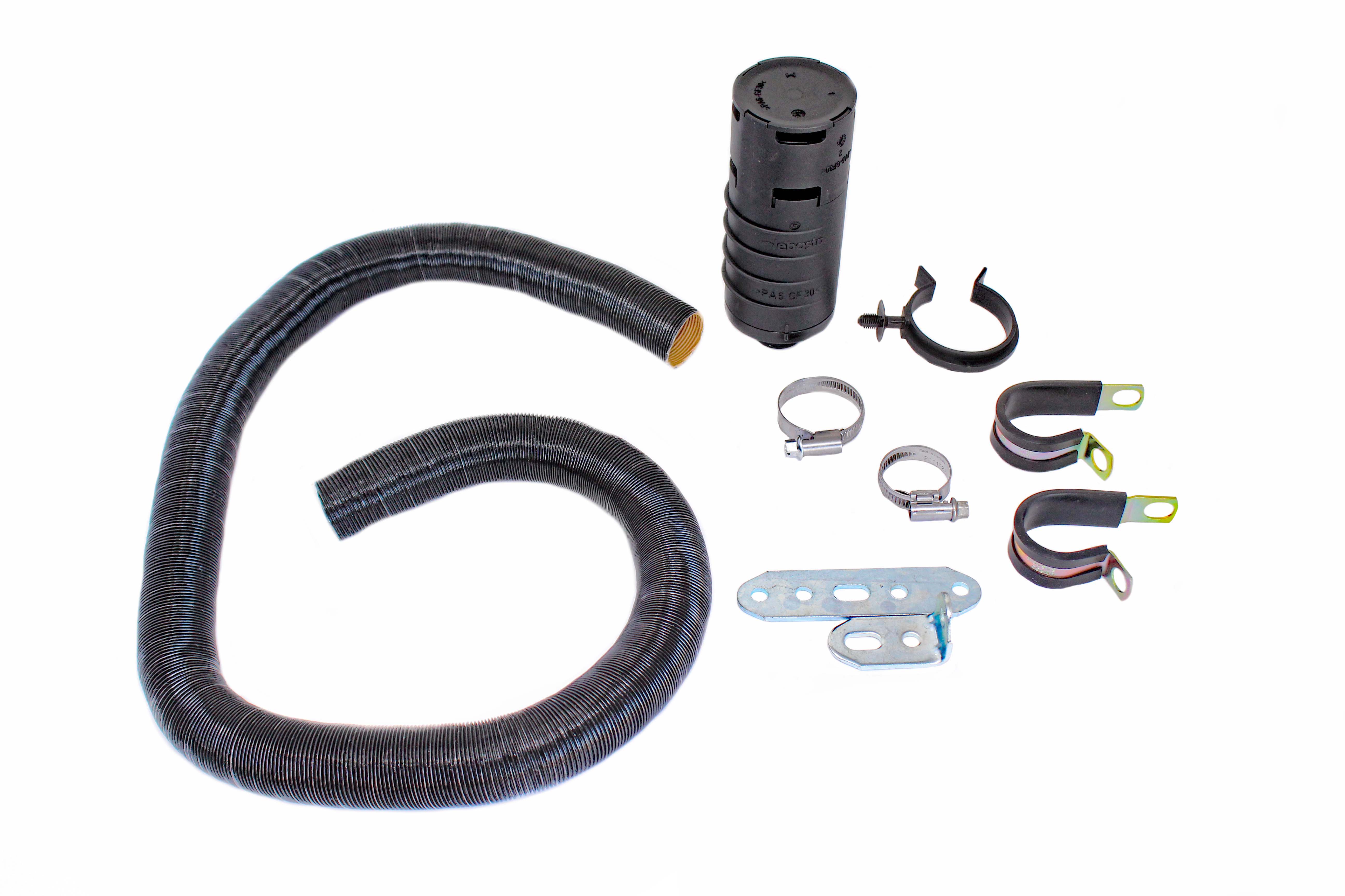 4kW Air Heater Combustion Intake Air Silencer Kit 25mm 90-3-0014