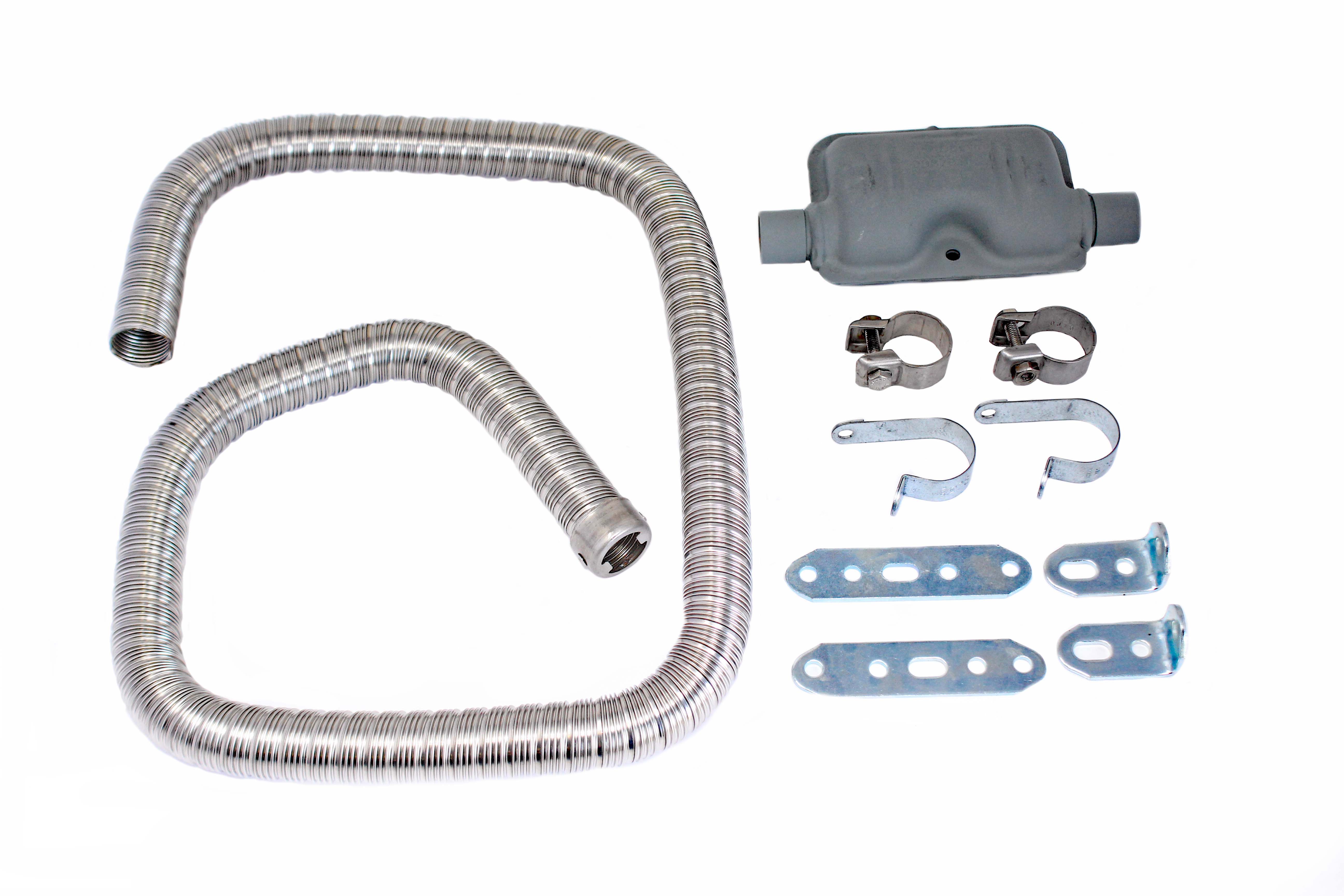 4kW Air Heater Combustion Exhaust Air Silencer Kit 24mm 90-3-0015
